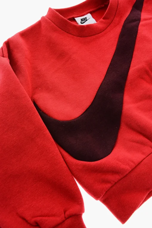 Set Felpa Girocollo SWOOSH ESSENTIALS e Joggers Oversized Fit>Nike KIDS Clearance