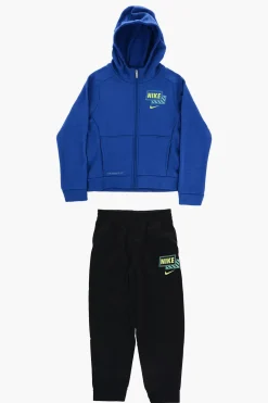 New Set Felpa Hoodie E Joggers THERMA-FIT con Logo Bambino Abbigliamento