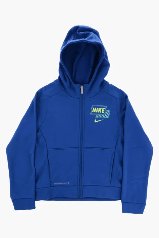 New Set Felpa Hoodie E Joggers THERMA-FIT con Logo Bambino Abbigliamento