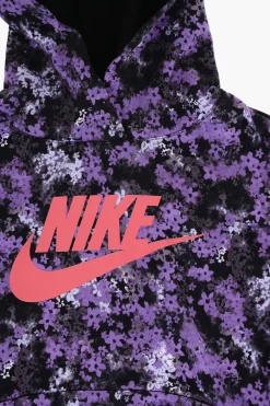 Set Felpa Hoodie a Fantasia Floreale Effetto Acid Wash e Leggings></noscript>Nike KIDS Hot