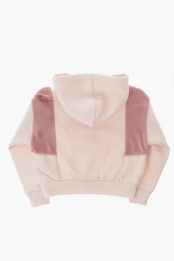 Online Set Felpa Hoodie a Mezza Zip e Joggers HOME SWOOSH HOME con Dettagli in Velour Abbigliamento