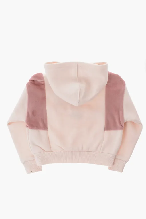 Online Set Felpa Hoodie a Mezza Zip e Joggers HOME SWOOSH HOME con Dettagli in Velour Abbigliamento