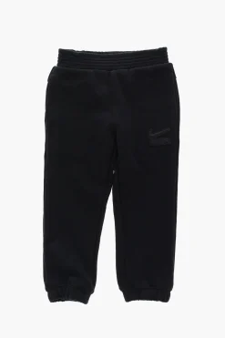 New Set Felpa Hoodie con Tasca a Toppa e Joggers Bambino Abbigliamento