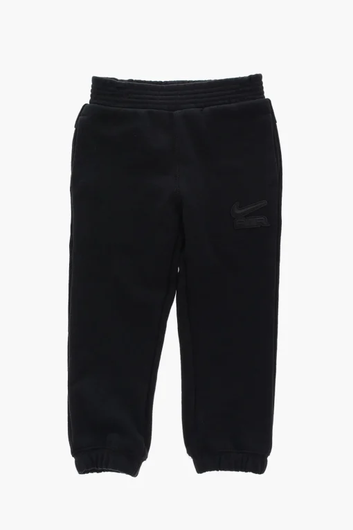 New Set Felpa Hoodie con Tasca a Toppa e Joggers Bambino Abbigliamento