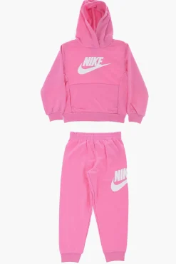 Set Felpa Hoodie e Joggers in Tinta Unita con Logo Stampato>Nike KIDS Outlet