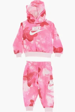 Outlet Set Felpa Hoodie e Joggers in Cotone Felpato Abbigliamento