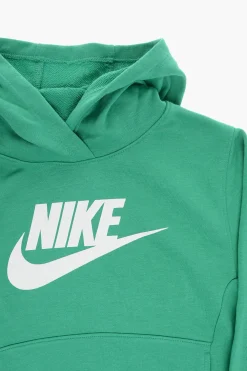 Set Felpa Hoodie e Joggers in Tinta Unita con Logo Stampato></noscript>Nike KIDS Hot