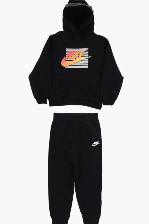 Set Felpa Hoodie e Joggers in Misto Cotone Felpato>Nike KIDS Outlet