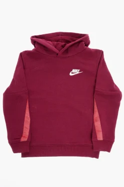 New Set Felpa Hoodie e Joggers Tape Fit con Bande Logate Bambino Abbigliamento