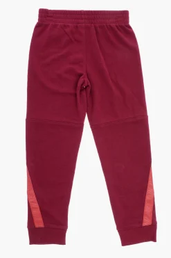 New Set Felpa Hoodie e Joggers Tape Fit con Bande Logate Bambino Abbigliamento