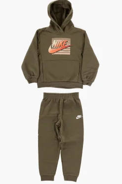 Discount Set Felpa Hoodie GRADIENT FUTURA e Joggers in Misto Cotone Felpato Bambino Abbigliamento