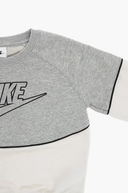 Set Joggers e Felpa Girocollo AMPLIFY Bicolore>Nike KIDS Fashion