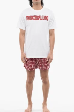 New Set Pigiama Corto UMKIT-JUST-STARK-EL Stampato Uomo Intimo