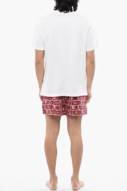New Set Pigiama Corto UMKIT-JUST-STARK-EL Stampato Uomo Intimo