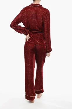 Set Pigiama in Velluto con Motivo Costellazione>SLEEPWALKER Sale
