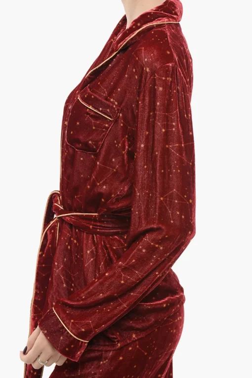 Set Pigiama in Velluto con Motivo Costellazione>SLEEPWALKER Sale