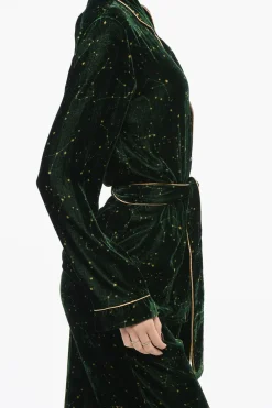 Set Pigiama in Velluto con Motivo Costellazione></noscript>SLEEPWALKER Online