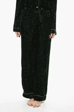 Set Pigiama in Velluto con Motivo Costellazione></noscript>SLEEPWALKER Online
