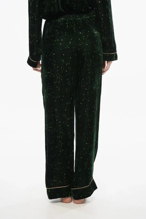 Set Pigiama in Velluto con Motivo Costellazione>SLEEPWALKER Online