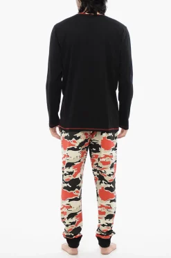 Set Pigiama Lungo UMSET-WILLIAM in Cotone Stretch>Diesel Fashion