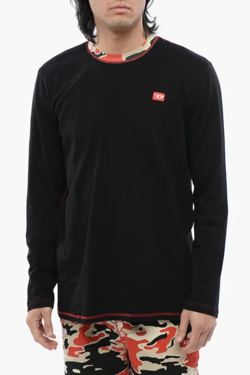 Set Pigiama Lungo UMSET-WILLIAM in Cotone Stretch>Diesel Fashion
