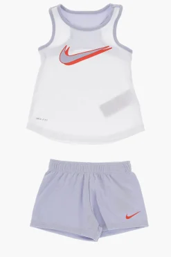 Clearance Set Tank Top e Shorts Traforati Abbigliamento