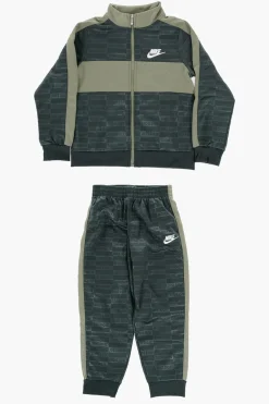 Set TEXTURED CLUB Felpa e Joggers con Logo All-Over>Nike KIDS Discount