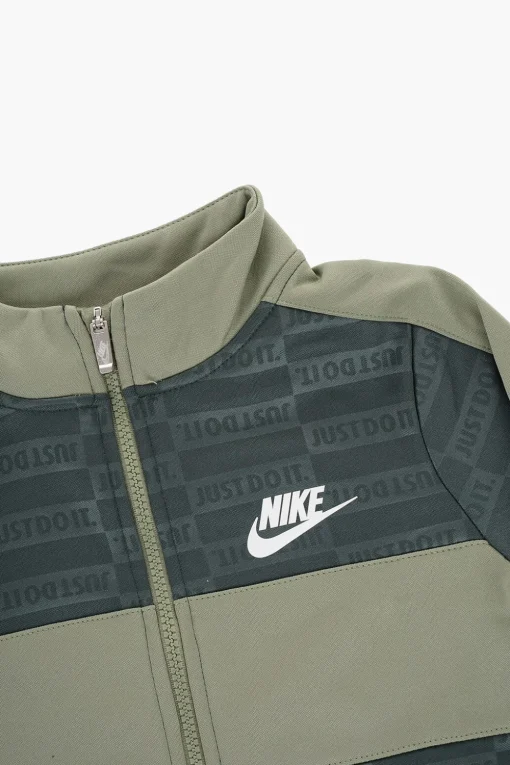 Set TEXTURED CLUB Felpa e Joggers con Logo All-Over>Nike KIDS Discount