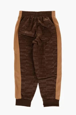 New Set TEXTURED CLUB Felpa e Joggers con Logo All-Over Bambino Abbigliamento