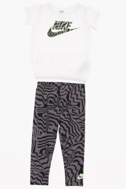 Fashion Set T-shirt e Leggings stampa zebra Abbigliamento