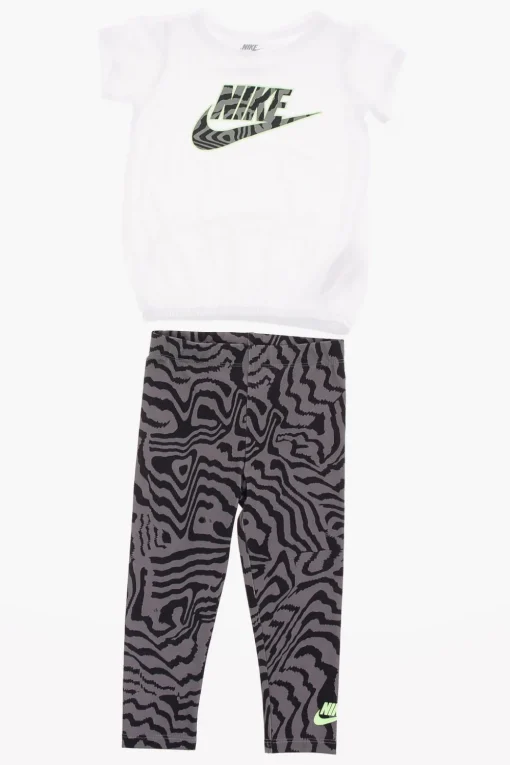 Fashion Set T-shirt e Leggings stampa zebra Abbigliamento