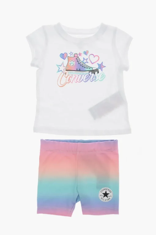 Set T-shirt e Pantaloncini a Fantasia>Converse KIDS Discount