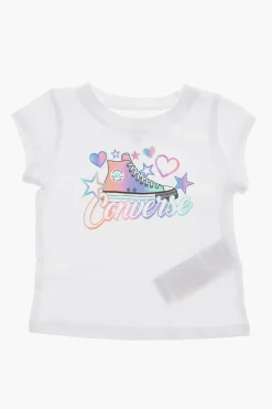 Set T-shirt e Pantaloncini a Fantasia></noscript>Converse KIDS Discount