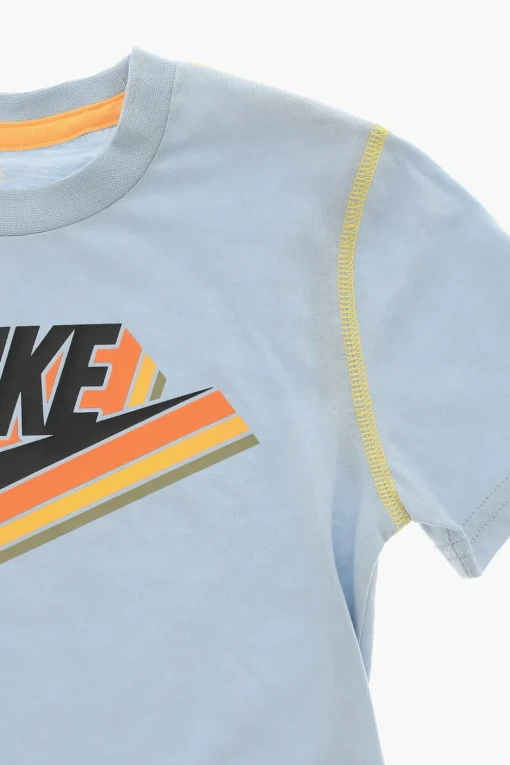 Hot Set T-Shirt e Shorts con Cuciture a Vista Bambino Abbigliamento