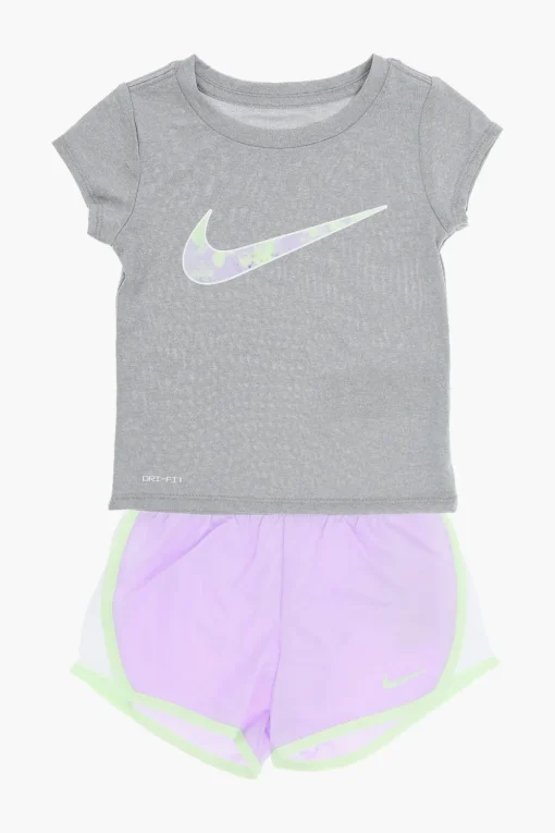 Discount Set T-shirt e Shorts con Effetto tie Dye Abbigliamento