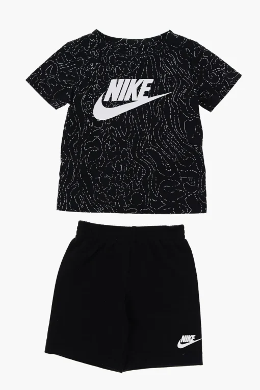 Set T-Shirt e Shorts con Logo Stampato>Nike KIDS New