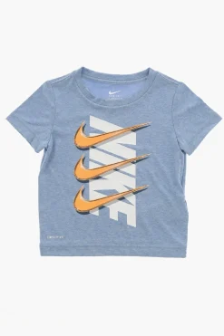 Set T-Shirt e Shorts Dri-Fit con Logo Stampato>Nike KIDS Discount
