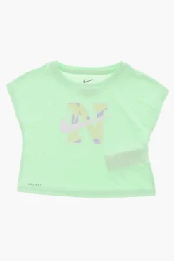 Set T-Shirt e Shorts Dri-Fit con Logo Stampato>Nike KIDS Best