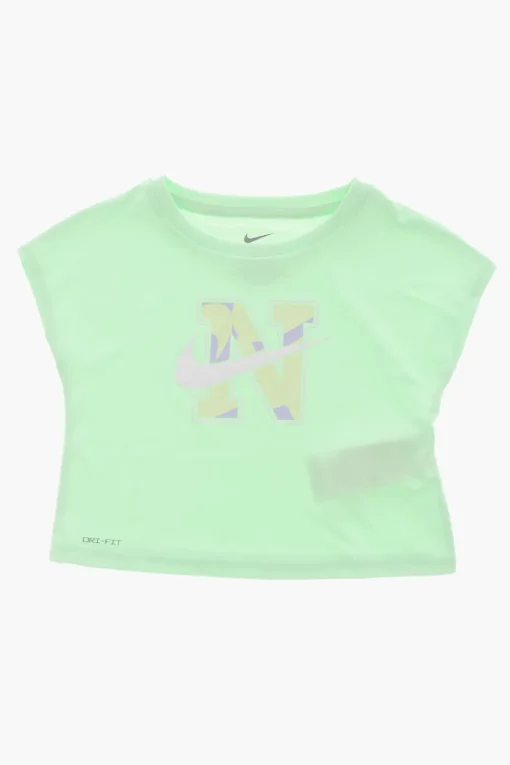 Set T-Shirt e Shorts Dri-Fit con Logo Stampato>Nike KIDS Best