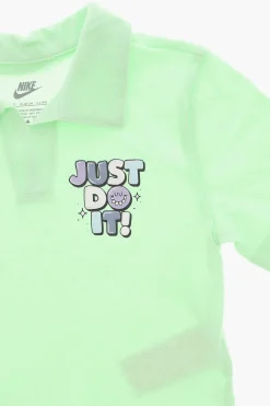 Clearance Set T-Shirt e Shorts in Misto Cotone con Logo Stampato Bambino Abbigliamento
