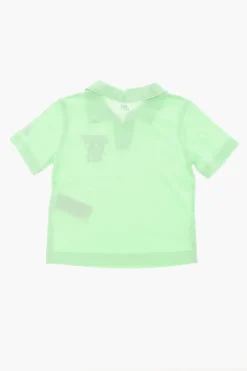 Clearance Set T-Shirt e Shorts in Misto Cotone con Logo Stampato Bambino Abbigliamento