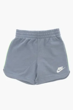 Clearance Set T-Shirt e Shorts in Misto Cotone con Logo Stampato Bambino Abbigliamento