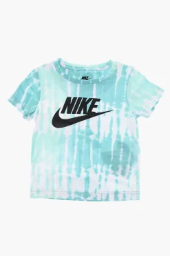 Set T-Shirt Effetto Tie-Dye e Shorts con Elastico in Vita>Nike KIDS Clearance