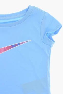 Set T-Shirt Girocollo e Shorts con Logo Stampato></noscript>Nike KIDS Sale