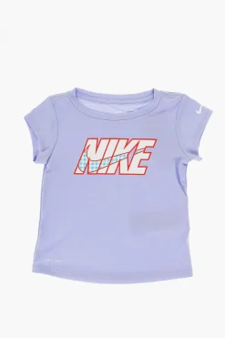 Set T-Shirt Girocollo e Shorts a Quadri>Nike KIDS Best
