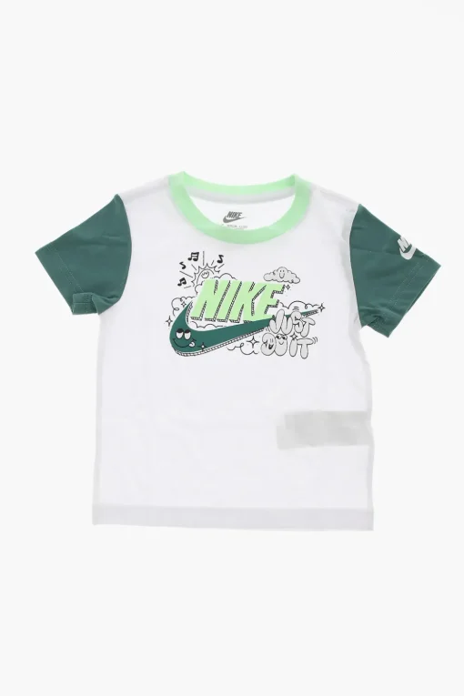 Online Set T-Shirt Girocollo e Shorts Stampati Bambino Abbigliamento