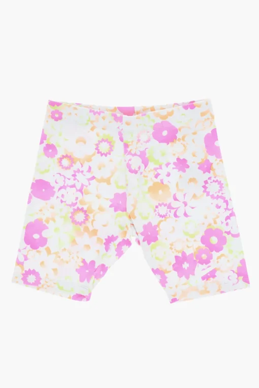 Fashion Set T-Shirt Girocollo e Shorts con Motivo Floreale Abbigliamento
