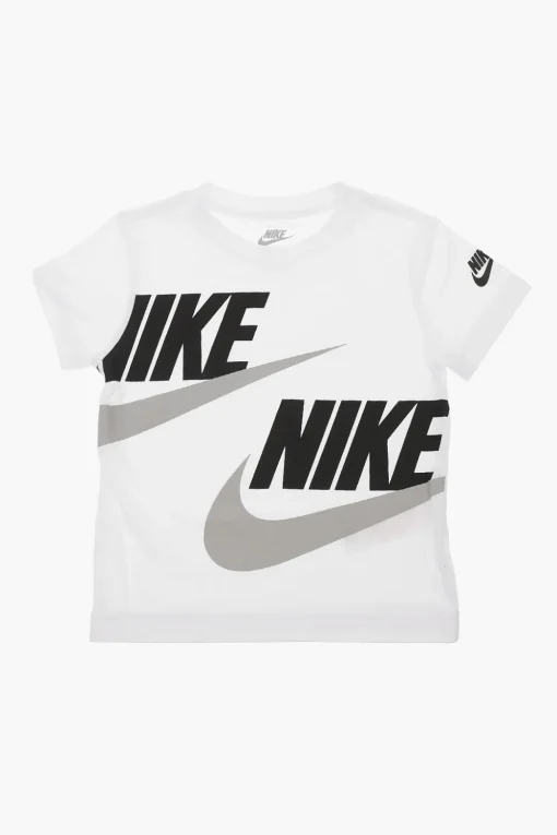 Set T-shirt Girocollo E Shorts Cargo Con Elastico in Vita>Nike KIDS Sale