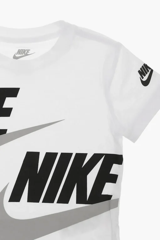 Set T-shirt Girocollo E Shorts Cargo Con Elastico in Vita>Nike KIDS Sale
