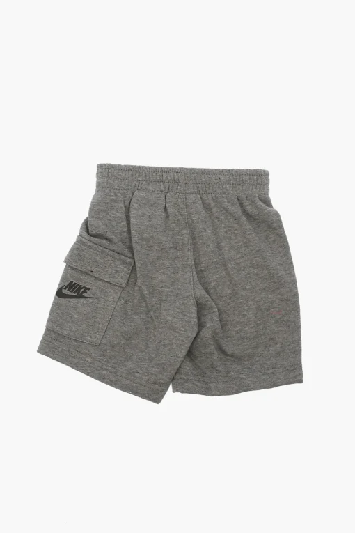 Set T-shirt Girocollo E Shorts Cargo Con Elastico in Vita>Nike KIDS Sale